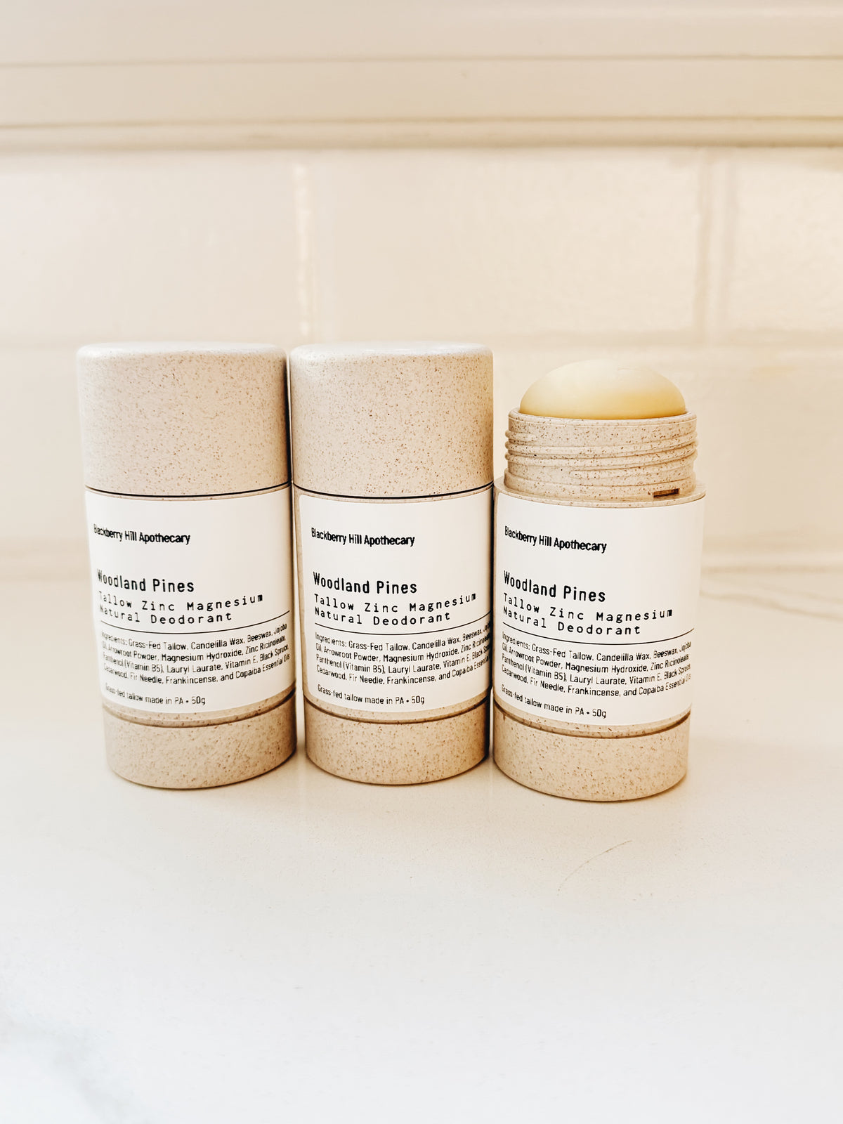 Natural Non-Irritating Deodorant + Tallow - Designed To Knock Out Odor