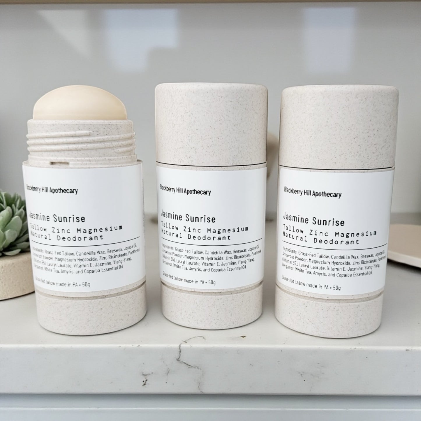 Natural Non-Irritating Deodorant + Tallow - Designed To Knock Out Odor