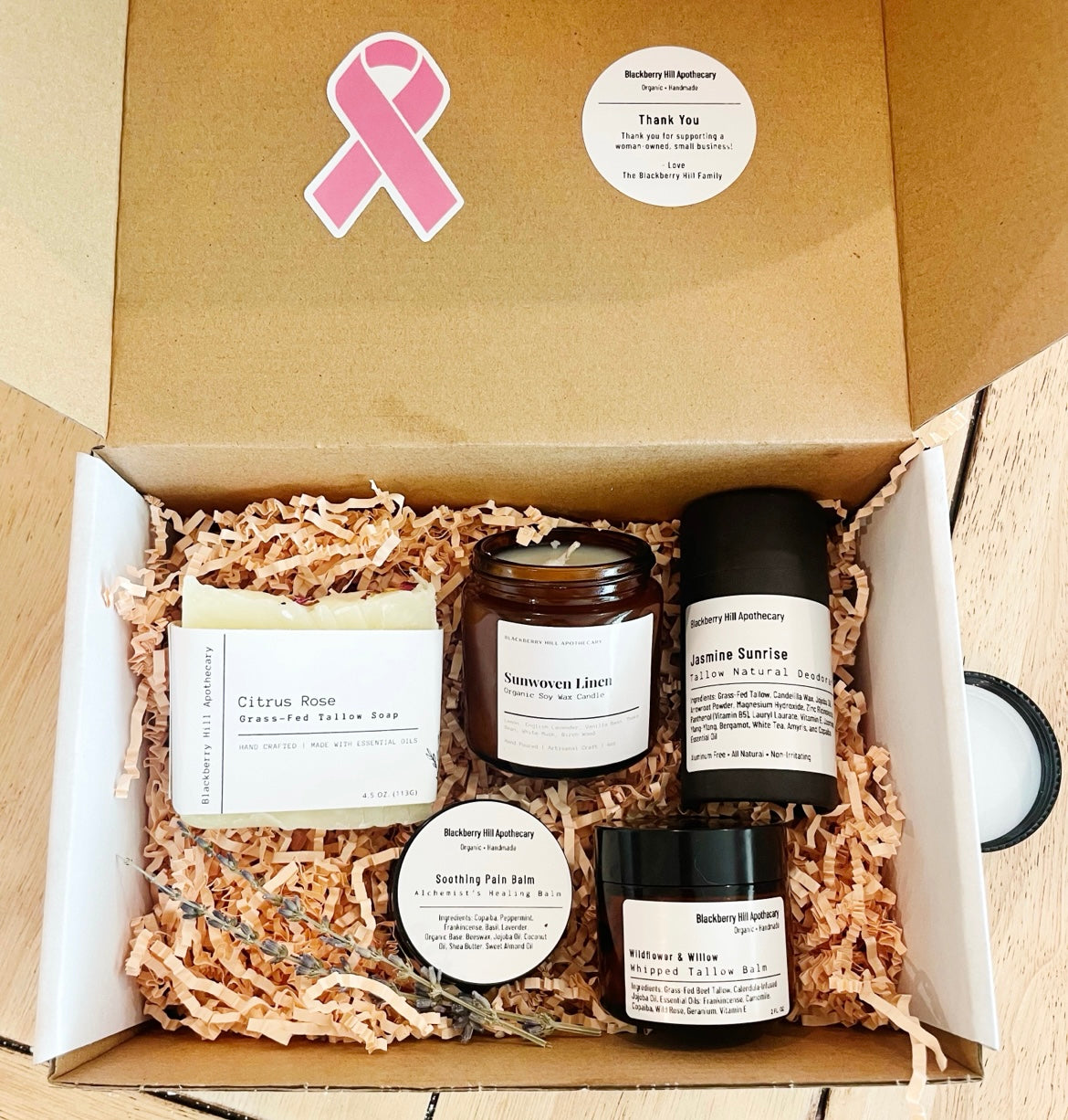 Breast Cancer Support Box