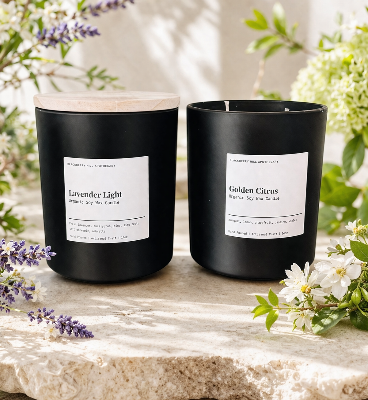 NEW: Spring & Summer Candle Collection: 100% Soy and Cotton Eco